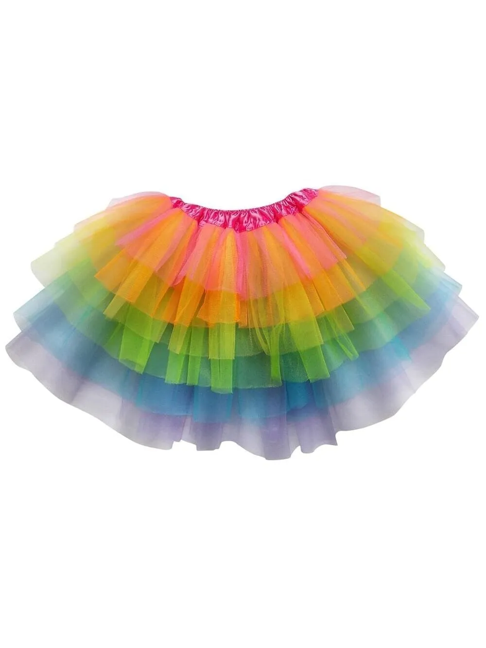 6 Layer Costume Tutu Skirt - Toddler, Kid, Teen, Adult, & Plus Sizes
