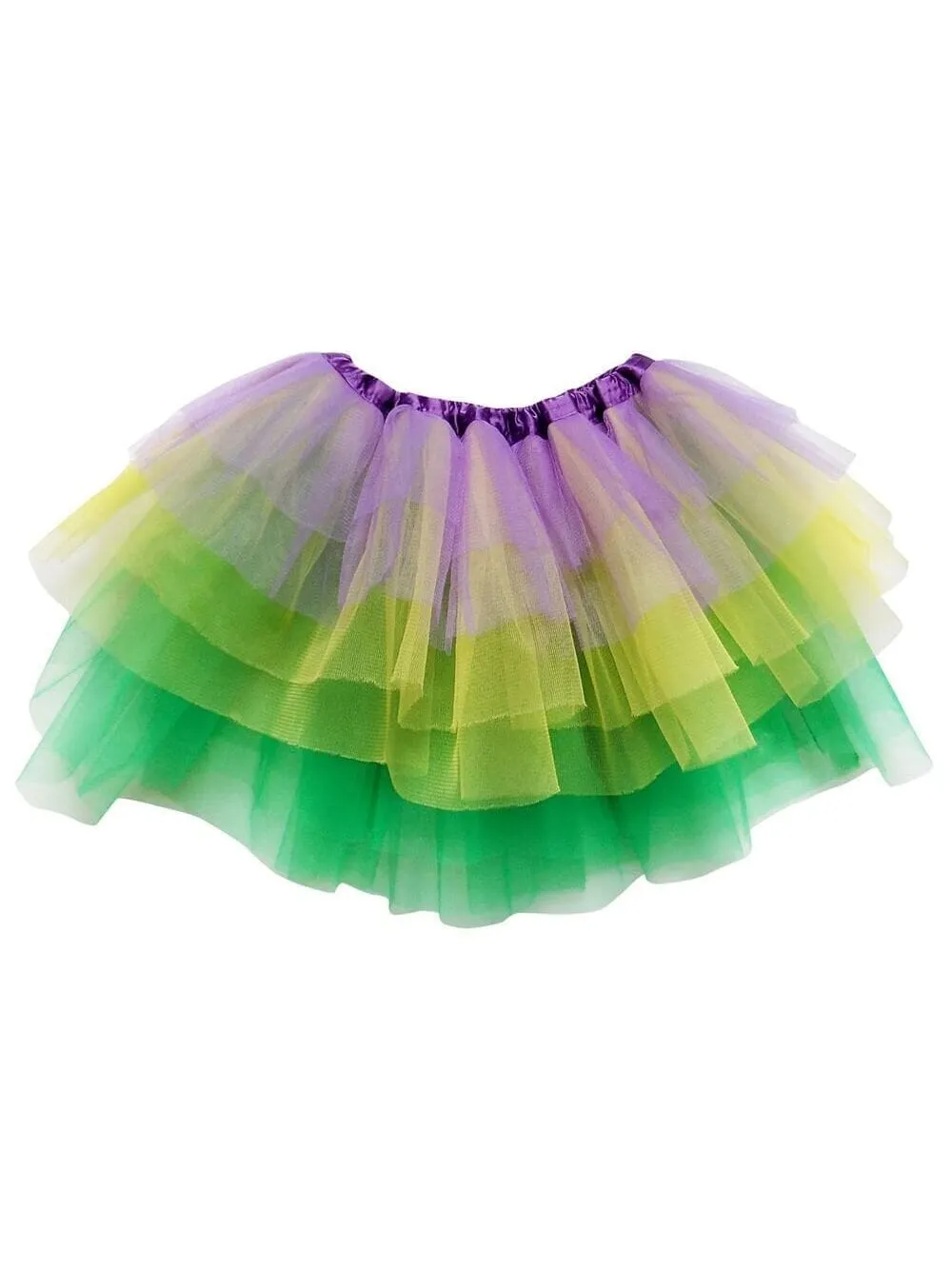 6 Layer Costume Tutu Skirt - Toddler, Kid, Teen, Adult, & Plus Sizes