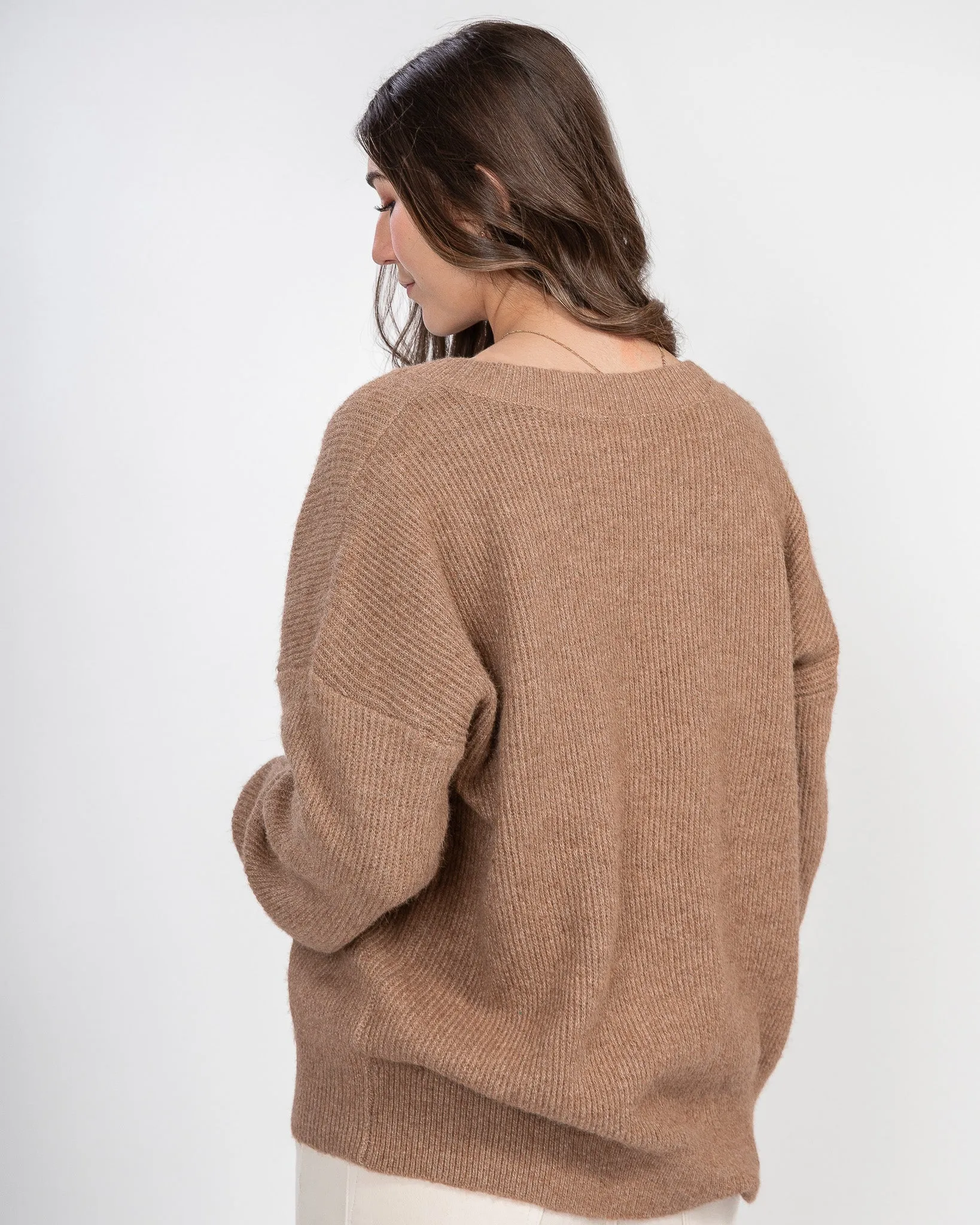 Act Natural Pullover Sweater: Camel