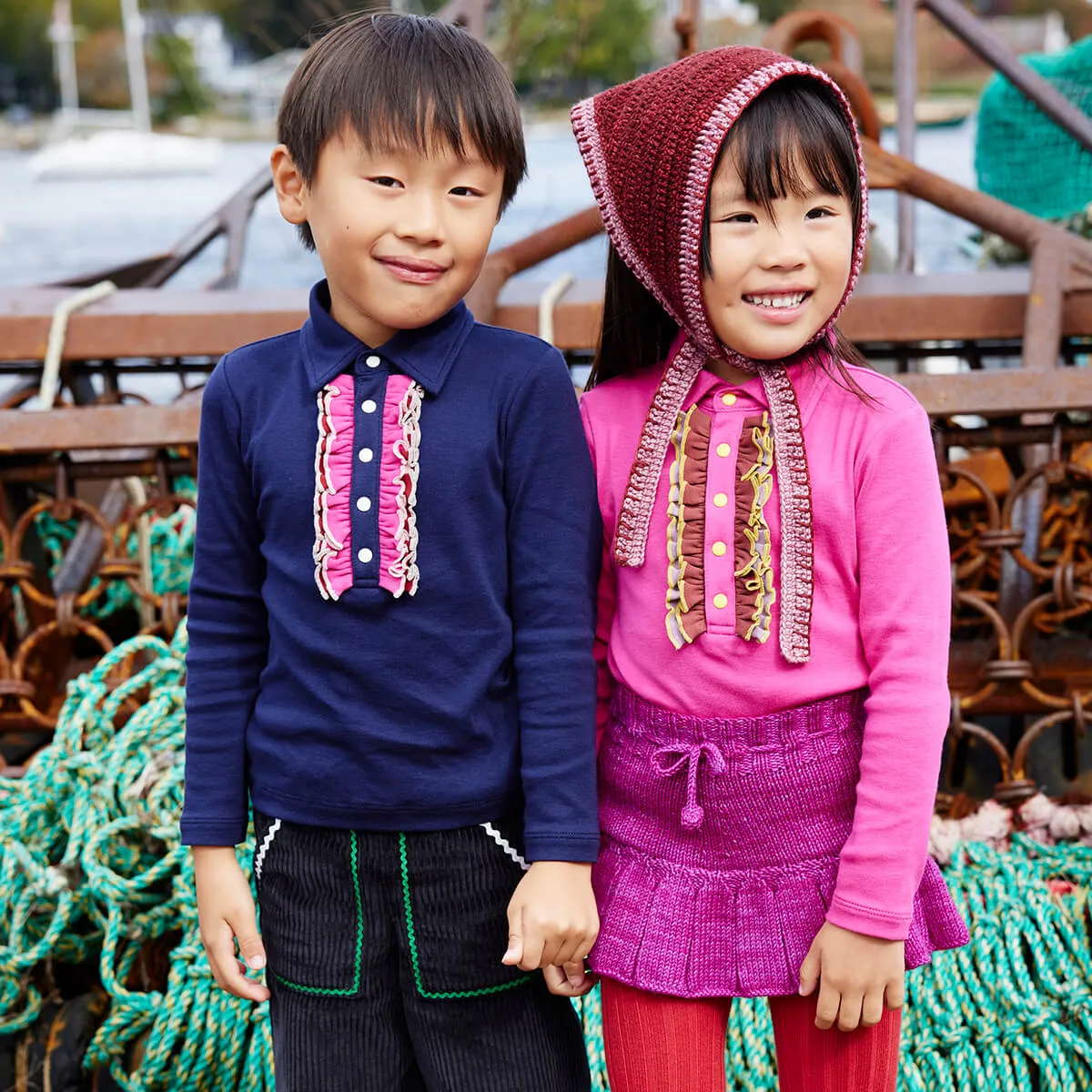 Beau Top in Fuchsia by Misha & Puff