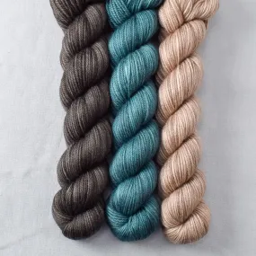 Beryl, Parchment, Walnut - Yowza Mini Trio