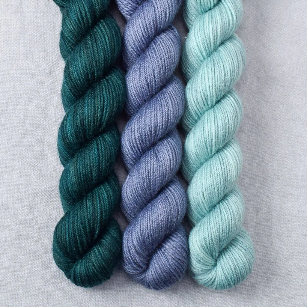 Blue Mussel, Deer Moss, Topaz - Yowza Mini Trio