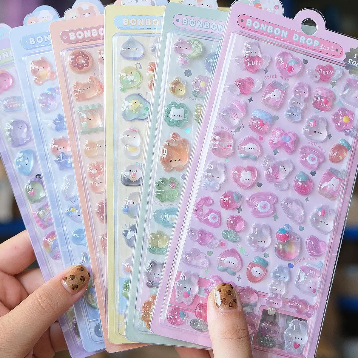 Cute 3D Stickers