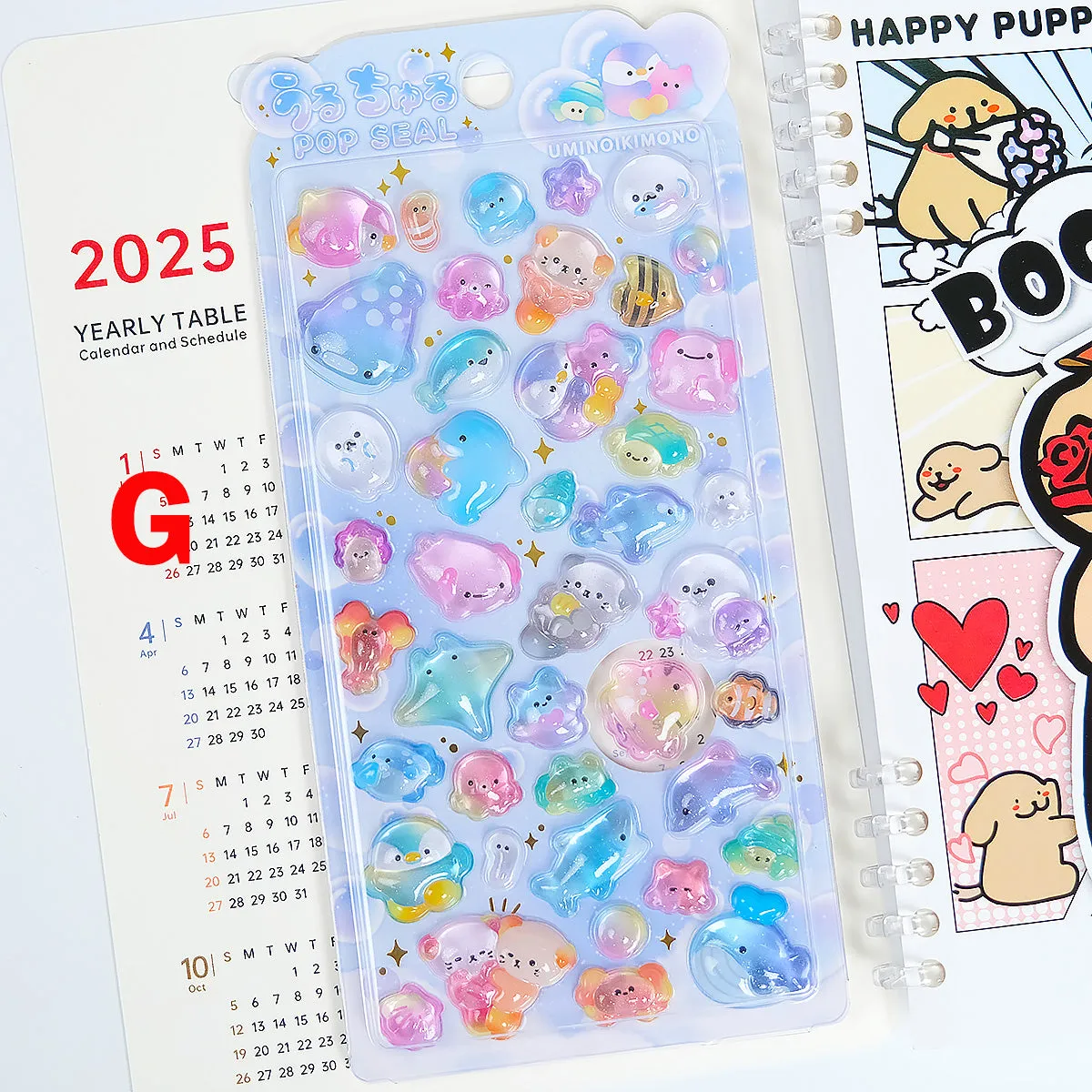 Cute 3D Stickers