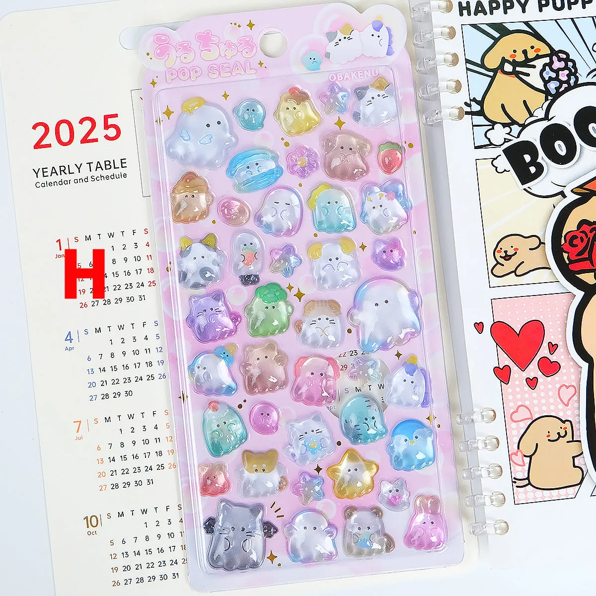 Cute 3D Stickers
