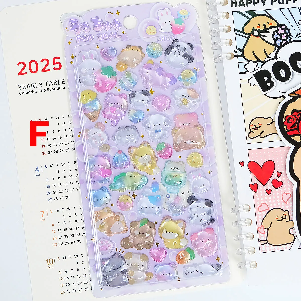 Cute 3D Stickers