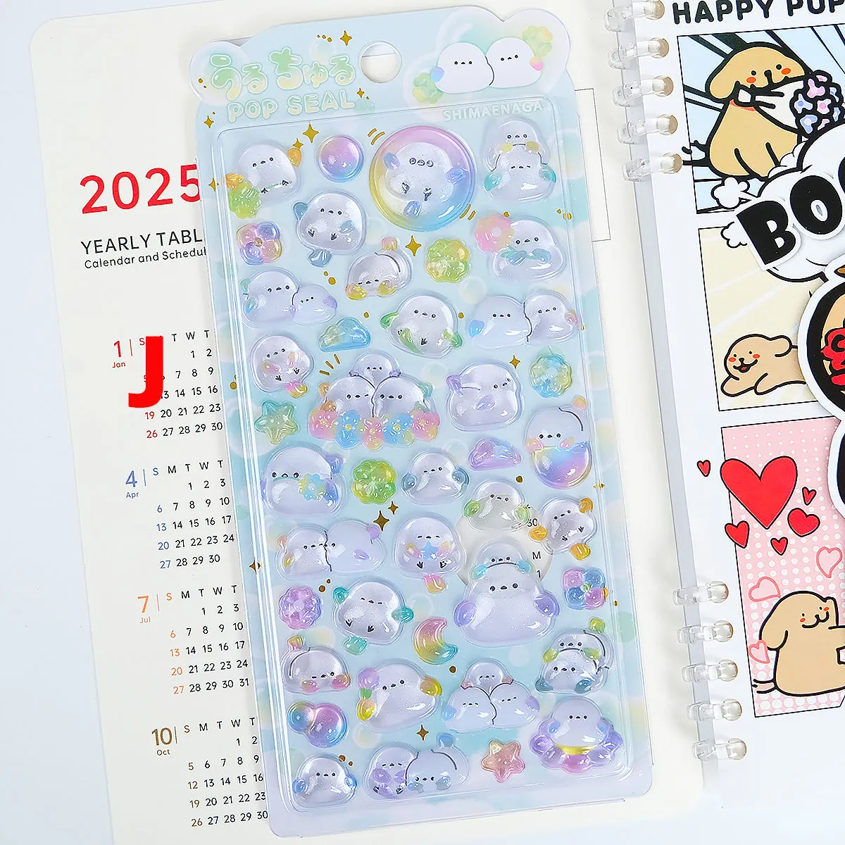Cute 3D Stickers