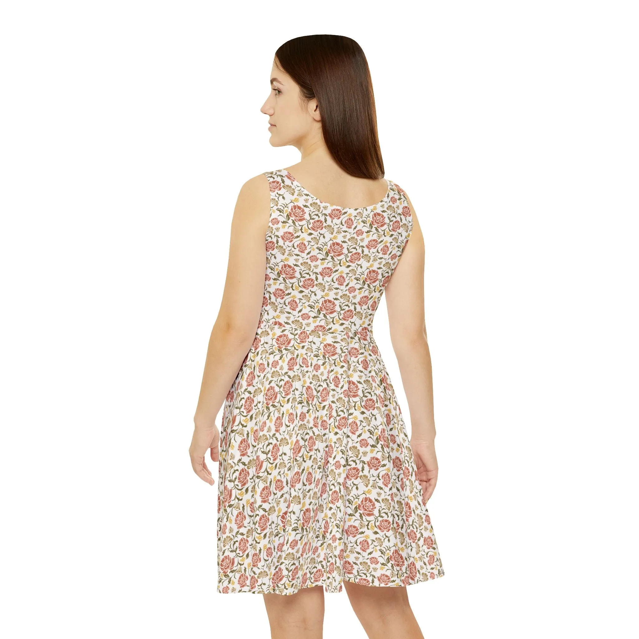 Geblümtes Damenkleid – Perfekt für Frühlingsveranstaltungen und Freizeitkleidung