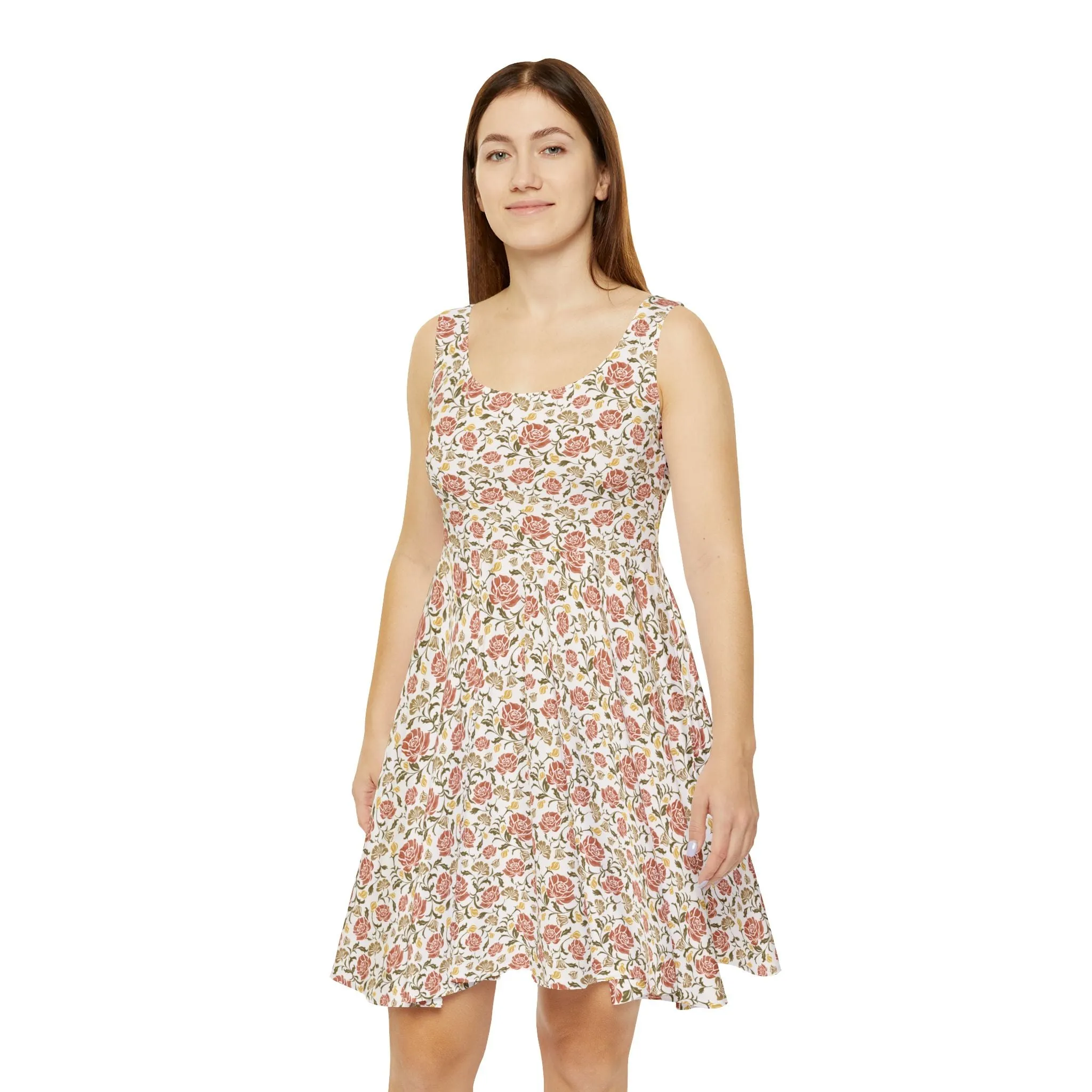 Geblümtes Damenkleid – Perfekt für Frühlingsveranstaltungen und Freizeitkleidung