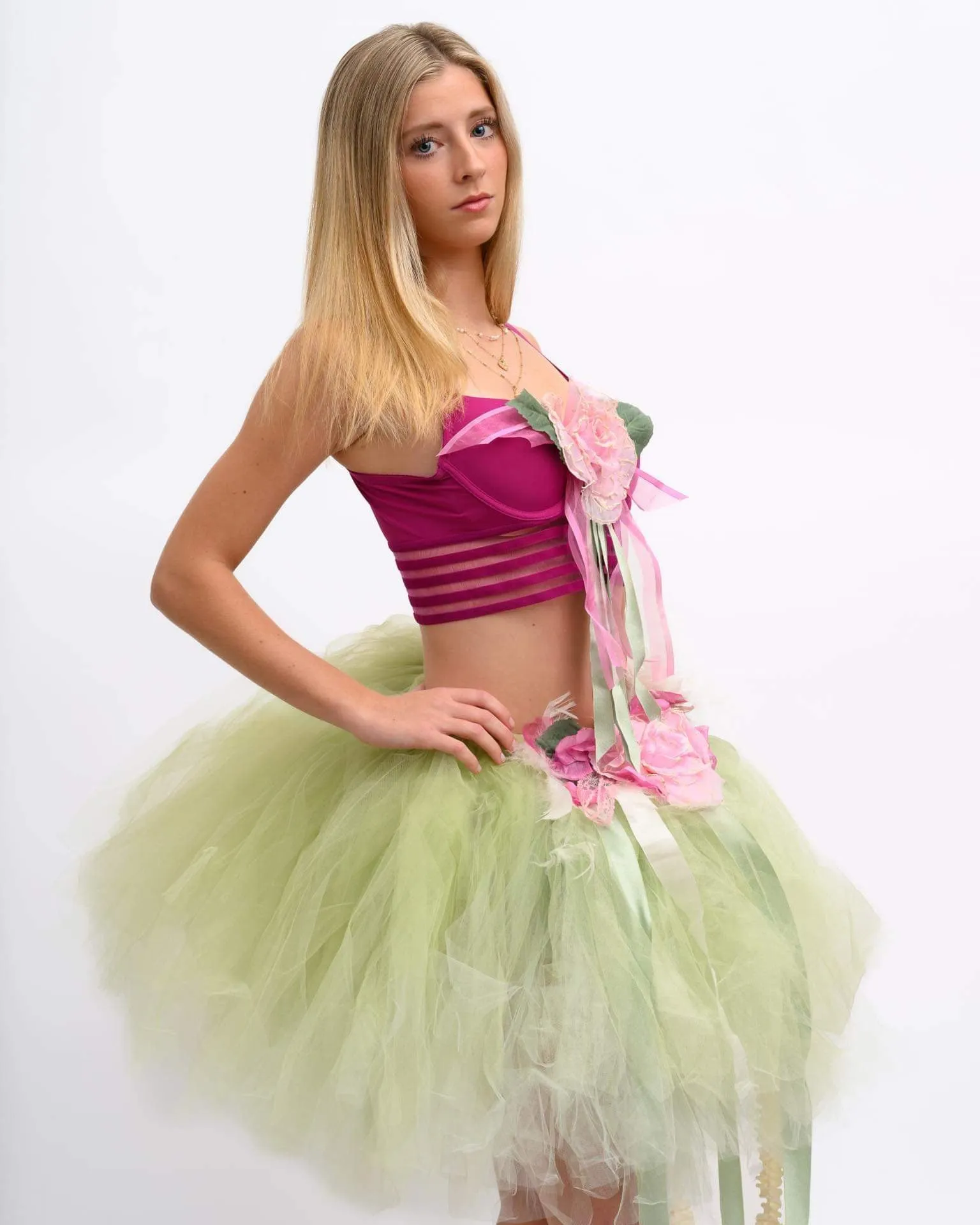 Hire Tulle Skirt and Bra Top - Katrina