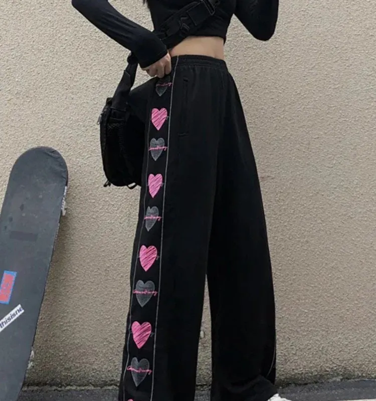 Kawaii Love Skater Pants