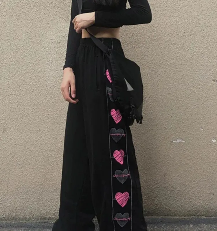 Kawaii Love Skater Pants