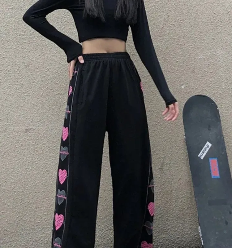 Kawaii Love Skater Pants