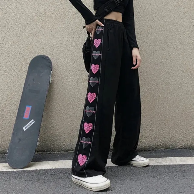 Kawaii Love Skater Pants