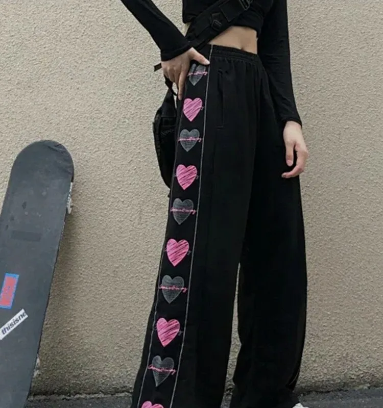 Kawaii Love Skater Pants