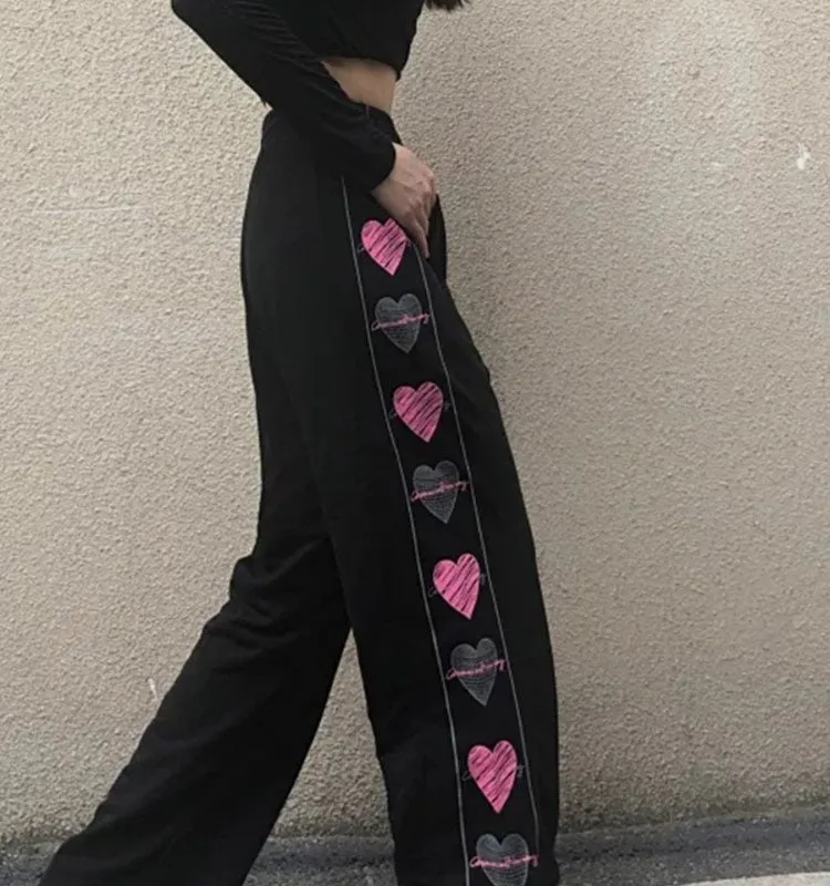 Kawaii Love Skater Pants