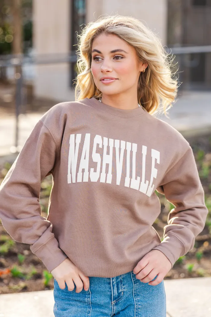 Nashville Puff Print Sweatshirt