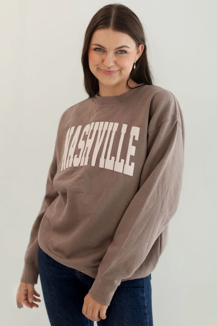 Nashville Puff Print Sweatshirt