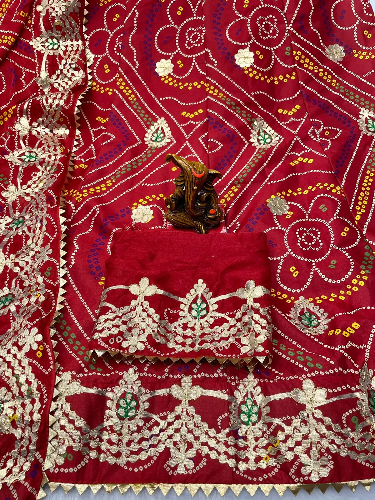 Rajasthani Bandhani Print Lehenga