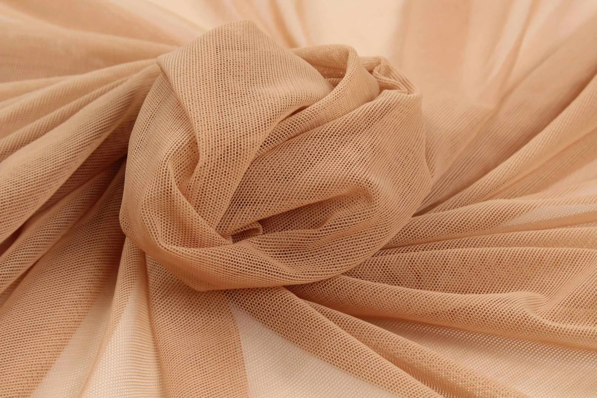 Recycled Polyamide Tulle with Vegetable Dyes - Stretch - 7 Colors Available