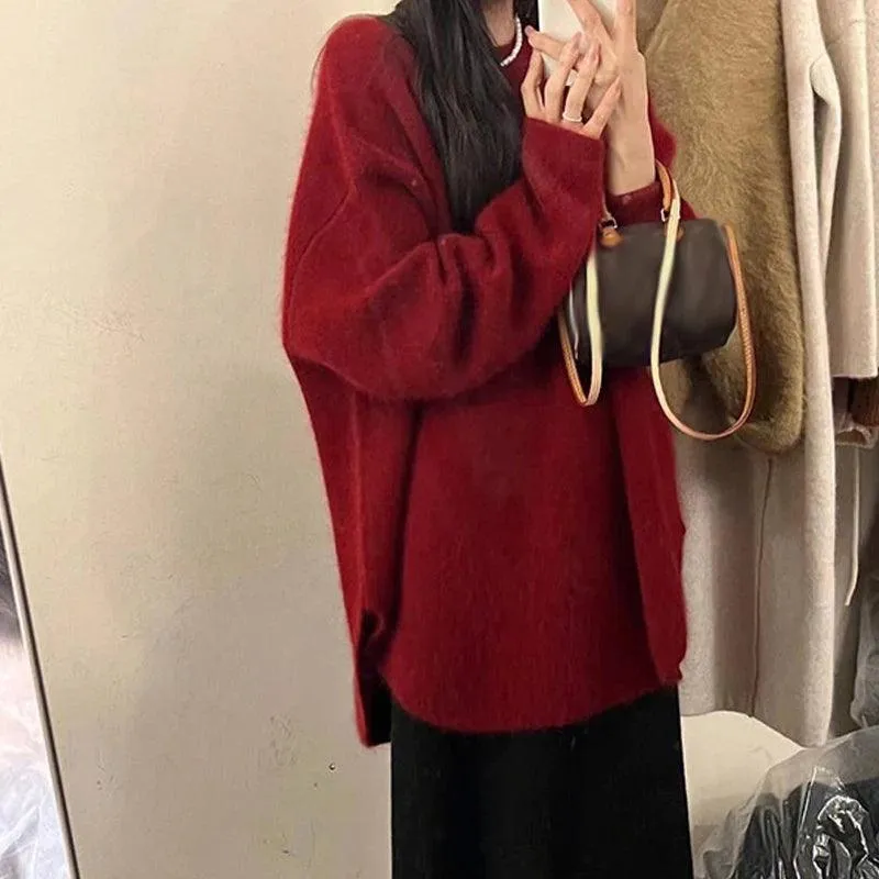 Relaxed and Warm Knit Sweater