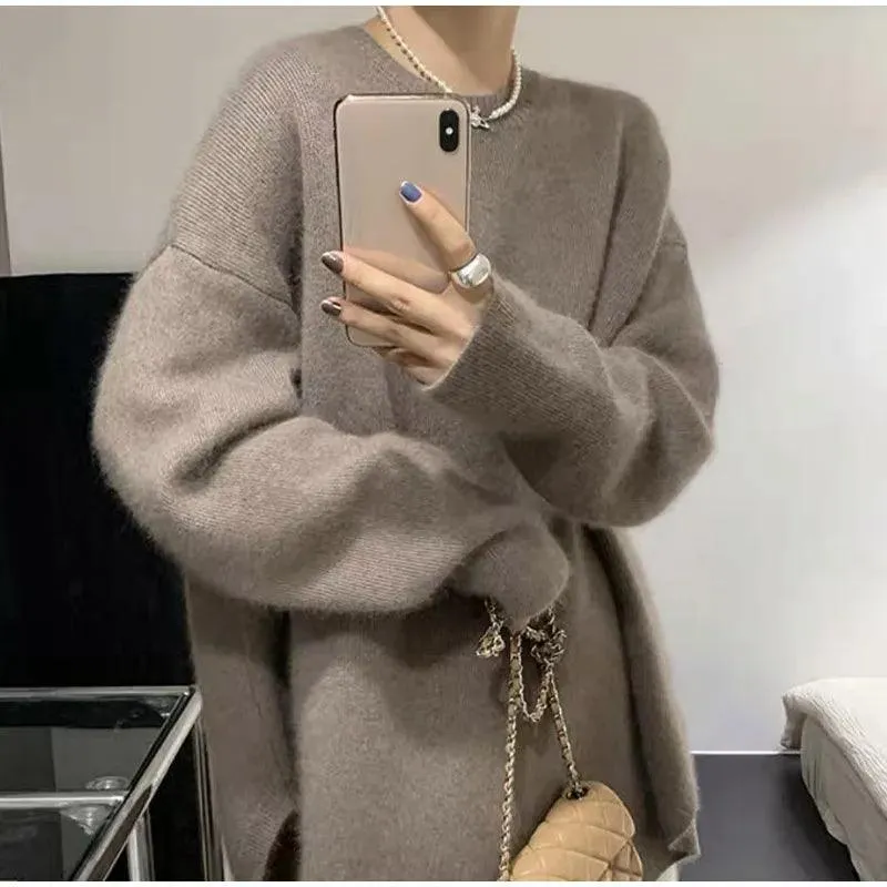 Relaxed and Warm Knit Sweater