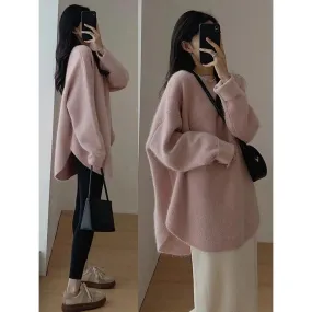 Relaxed and Warm Knit Sweater