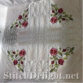SDS0718 Tudor Rose Quiltblock Set 5