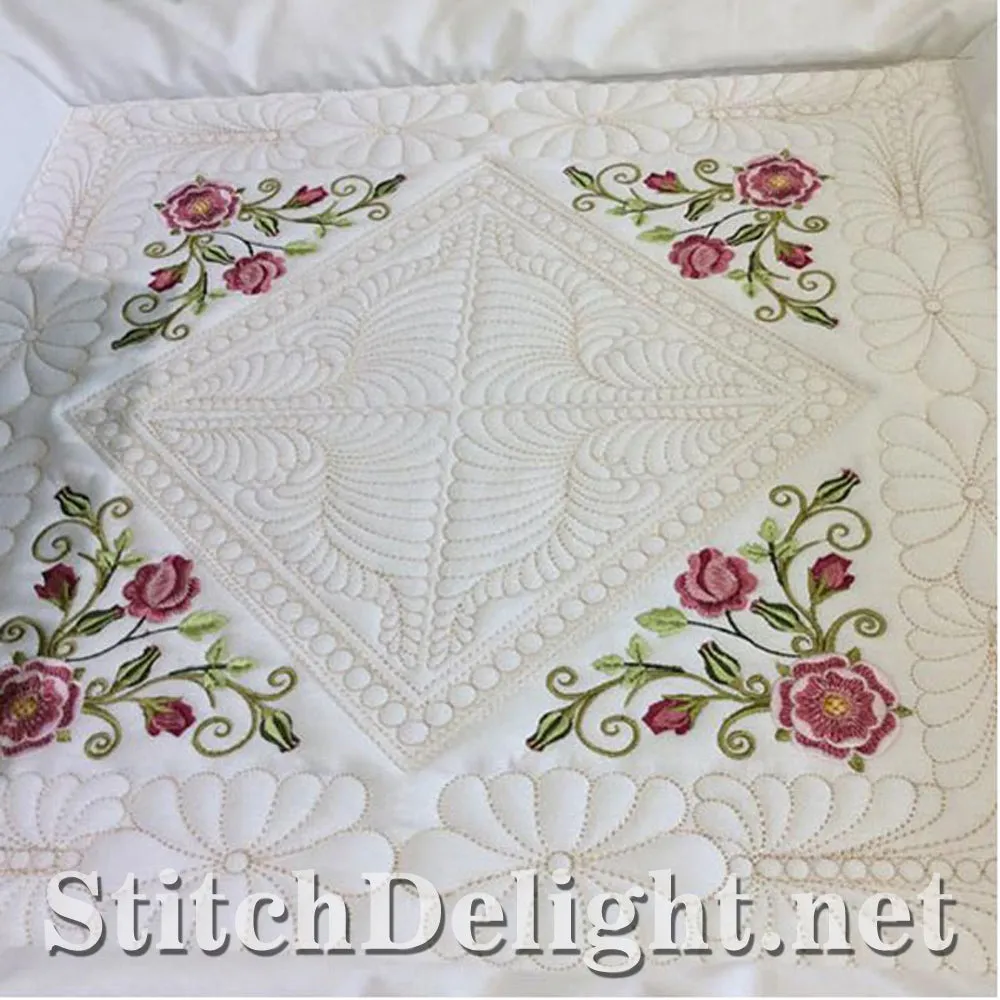 SDS0718 Tudor Rose Quiltblock Set 5