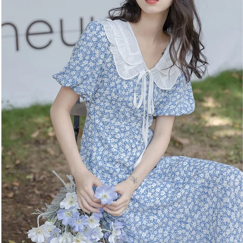 Summer Sweet Puff Sleeve Fairy Dress