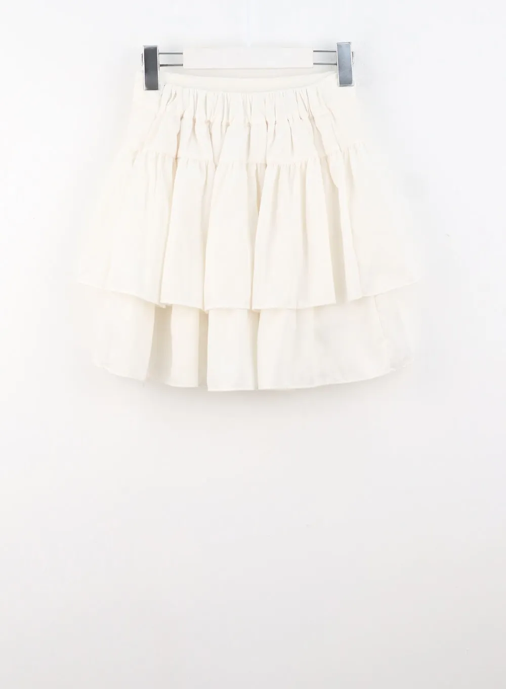 Tiered Ruffle Mini Skirt IS319